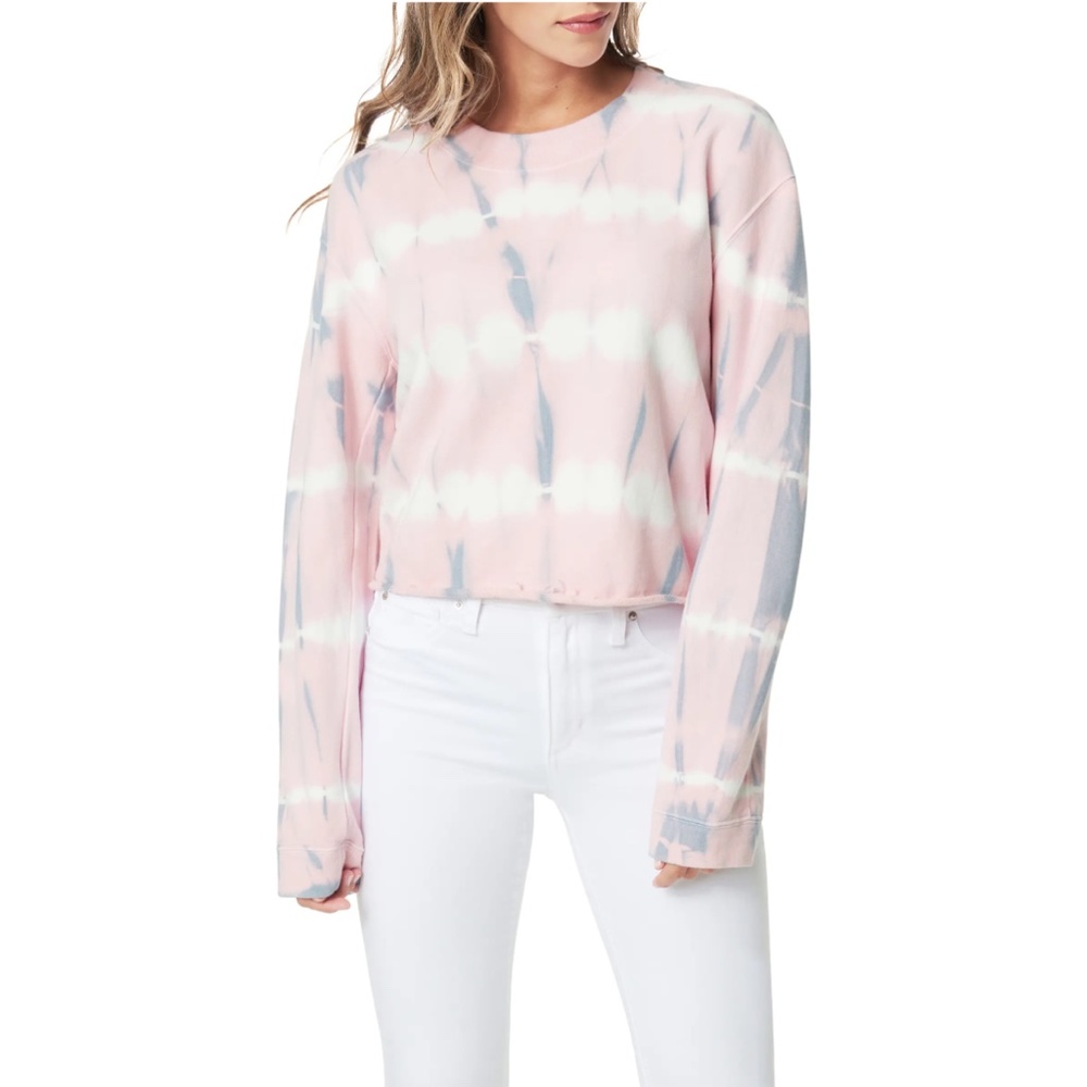 JOES Jeans Tie Dye Cropped Sweatshirt